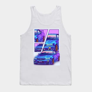 Nissan Skyline Gtr R34 Car Tank Top